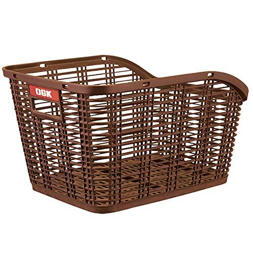 OGK技研 オージーケー技研 うしろ用バスケット RB-005(固定式うしろ用バスケット )ダークブラウン 自転車用 | 