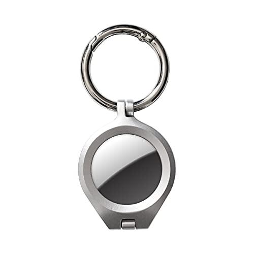 AirTag ケース キーリング ALUMINUM BUMPER (SILVER) | 