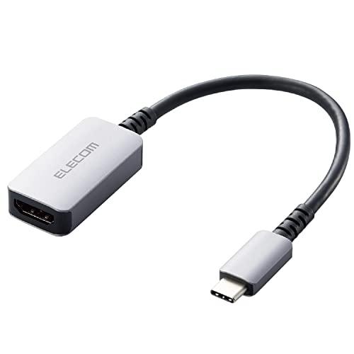 エレコム usb c 変換アダプタ TypeC&HDMI iPhone15対応 4K60Hz (3840×2160) ディスプレイ・テレビ・プロ | 