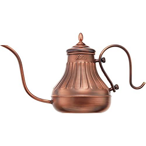 カリタ(Kalita) コーヒーポット 銅製 900ml 細口 ノズル 直火 日本製 Cuケトル900 ドリップポット ドリップケトル コーヒー | 