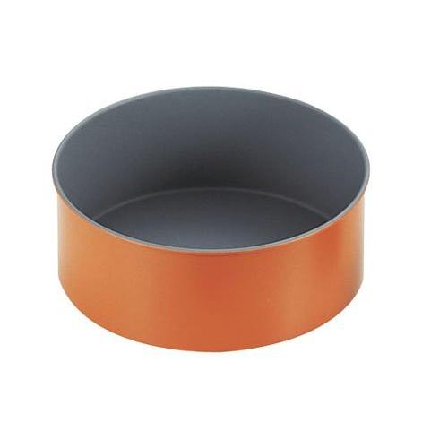 霜鳥製作所 トッピングオレンジ デコレーションケーキ型 共底 中 日本製 B-102 | 