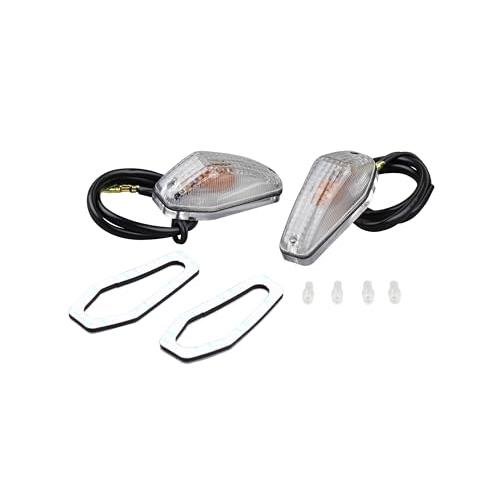 ポッシュフェイス(POSH FAITH) バイク用品 貼り付けウインカー エアロシャープミニタイプ(2個入り) 12V15W電球付 クリアーレン | 