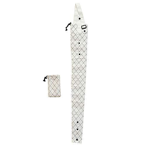 ベストコ(Bestco) 傘カバー プレイドホワイト 長さ82.5cm 長傘 折りたたみ傘対応 車内 通勤 通学 雨天快滴 ND-890 | 