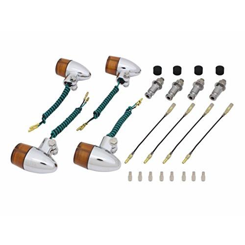 ポッシュフェイス(POSH FAITH) バイク用品 ウインカー 砲弾タイプウインカー車種専用セット SR400/FI(85-) | SR500 | 