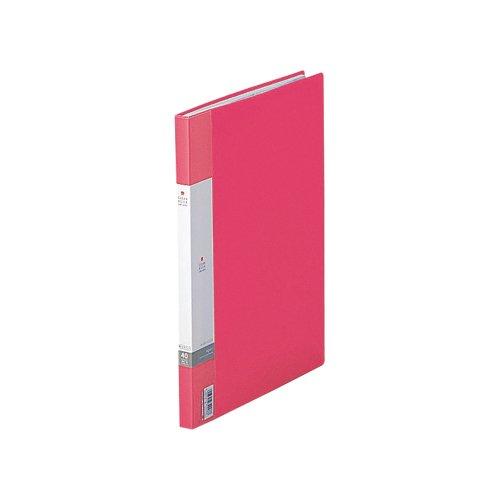 リヒトラブ クリヤーブック A4/A3 サイドポケット 20枚 赤 G3401-3 | 