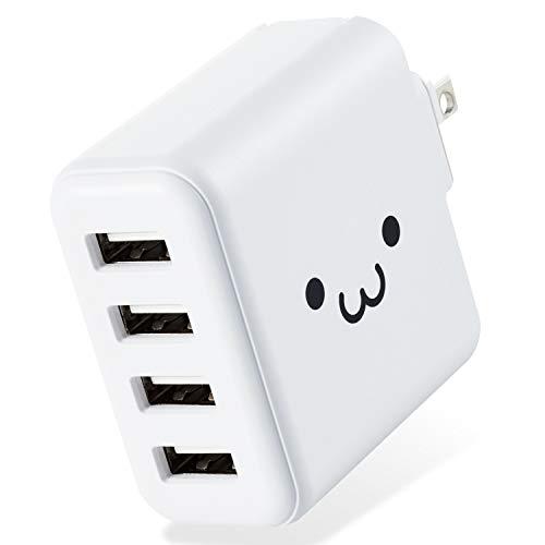 エレコム(ELECOM) USB コンセント 充電器 合計24W USB-A×4  iPhone ( iPhone13シリーズ対応 ) / An | 