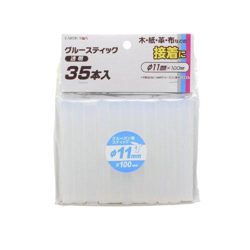 高儀(Takagi) EARTH MAN グルースティック 透明 φ11mm×100mm 35本入 | 