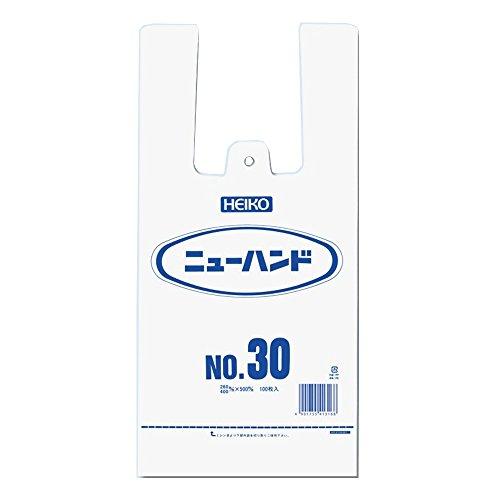シモジマ ヘイコー ニューハンド NO.30 100枚入り 厚0.02×幅260/全体幅400×高500mm 乳白 006645801 | 