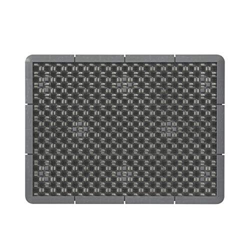 山崎産業(Yamazaki Sangyo)日本製玄関マット 泥落とし コンドル 泥っぷマット グレー #1 45×60cm 水洗い メンテナンス | 