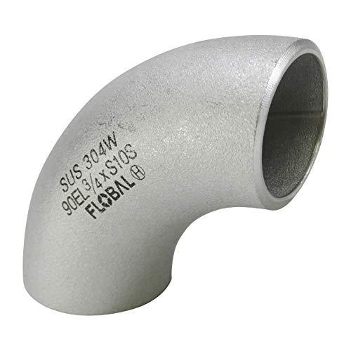 フローバル 突き合せ溶接継手 SUSロングエルボ 40A B-90E(L)-10S-11/2 | 