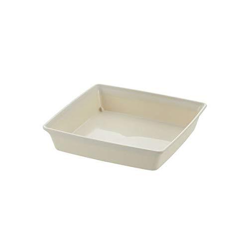 リッチェル プラ鉢用受皿 フォーレスクエアプレート ７号 ホワイト ホワイト | 