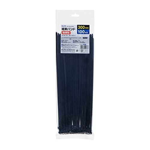 エルパ (ELPA) 結束耐候 ３００ｍｍ 黒 KBF-S300100(BK) | 