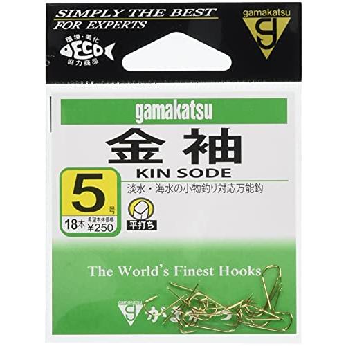 がまかつ(Gamakatsu) 金袖 フック 5号 釣り針 | 