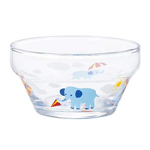 アデリア(ADERIA) つよいこボウル かくれんぼ ぞう 日本製 化粧箱入 サラダ 食器 ボール スープ 皿 おしゃれ ガラス シリアル 小鉢 | 