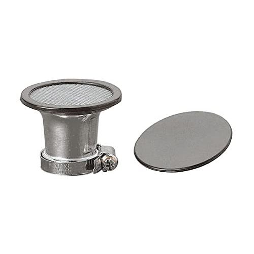 キジマ (kijima) バイク バイクパーツ エアーファンネル 汎用 内径46mm アルミ製シルバー仕上げ 102-4258 | 