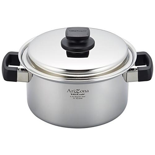 ビタクラフト 両手鍋 アリゾナ 21cm レシピ付 8546 シルバー | 