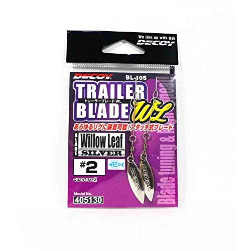 カツイチ(Katsuichi) デコイ BL-10S トレーラーブレード ウィローリーフ シルバー #2 | 