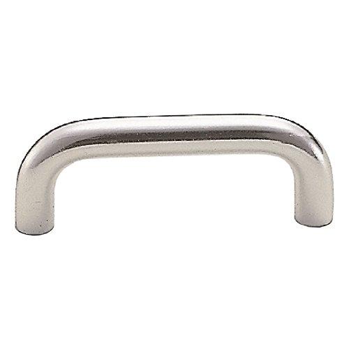 シロクマ 10φ丸棒ハンドル 80mm アルミ 取っ手 A-14 シルバー | 