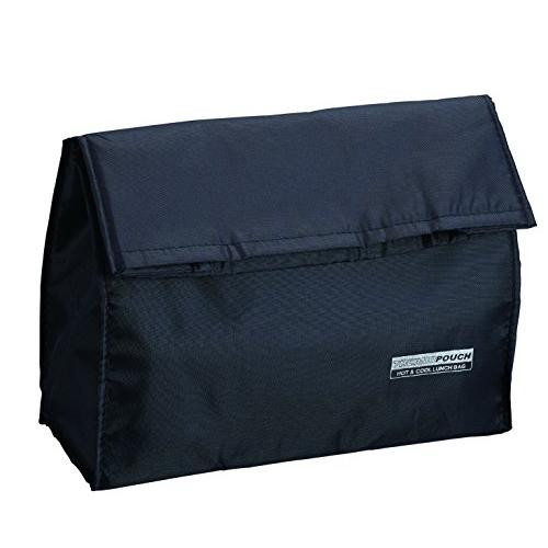 アスベル 保温・保冷ランチバッグ(1段・2段共用) ブラック 3167 | 