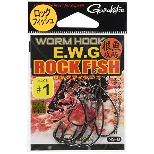 がまかつ(Gamakatsu) バラ ワームフック EWG ロックフィッシュ #1 | 