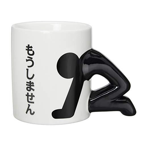 サンアート おもしろ食器 「 もうしません 」 謝罪 マグカップ 270ml 白 おもしろグッズ 人気 面白いプレゼント 面白いグッズ ビンゴ景 | 