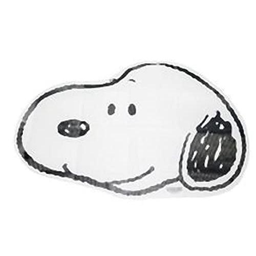 アサヒ興洋 スヌーピー レジャーシート 顔型 クッションマット 手提げ袋付 SN-CM20 1枚入 ホワイト 約横110×縦75cm 厚さ2mm | 