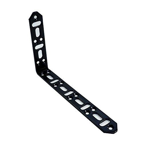 ダイドーハント(DAIDOHANT) ( 補強金物 ) DH ピッタリサポート L型 TL2001S BK  鉄 / 黒塗装  ( 1個入 ) | 