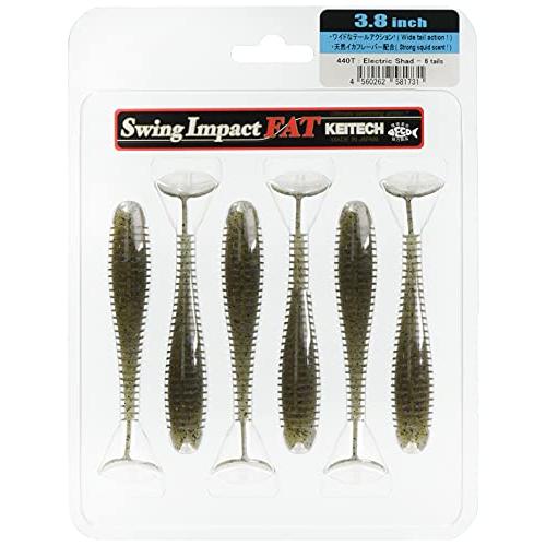 ケイテック(KEITECH) (Keitech) スイングインパクト ファット 3.8インチ #440 エレクトリックシャッド | 