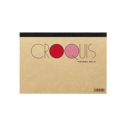 マルマン スケッチブック A5 クロッキーパッド クリームクロッキー紙 60枚 S265 | 