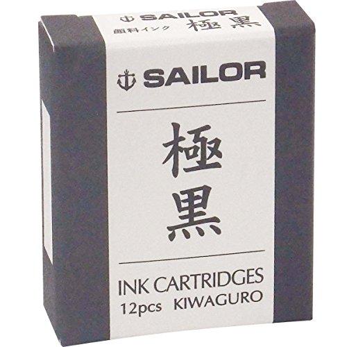セーラー万年筆 万年筆 顔料カートリッジインク 極黒 13-0604-120 | 