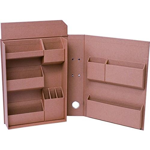 ナカバヤシ ライフスタイルツール 小物入れ 収納ボックス ファイルA4 クラフト LST-FA4KR | 