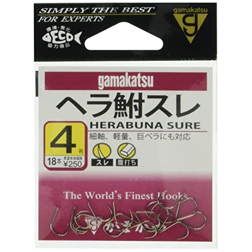 がまかつ(Gamakatsu) ヘラ鮒スレ 茶 4号 | 