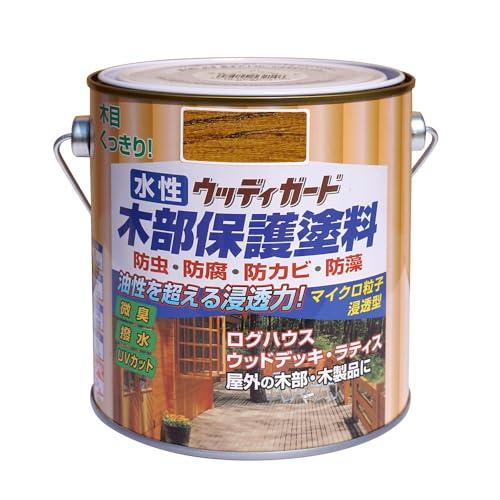 ニッペ(Nippe) 水性ウッディガード0.7L ブラウンオーク 水性 屋外 ステイン 日本製 4976124532740 | 