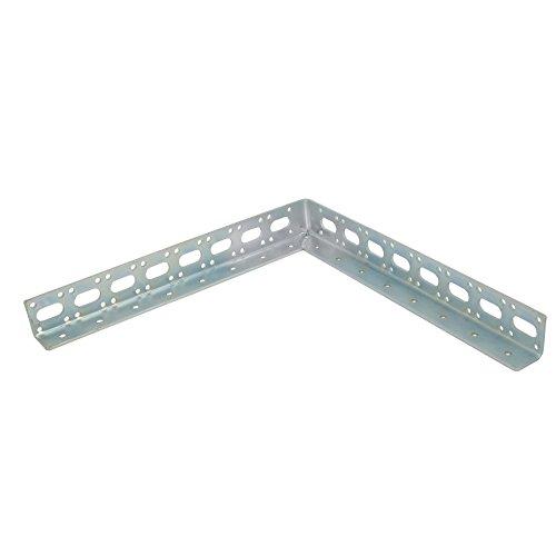 ダイドーハント (DAIDOHANT) (補強金物) ユニクロ 多孔式アングル くの字型 鉄 (W)40x(A)300x(B)300mm (1個 | 