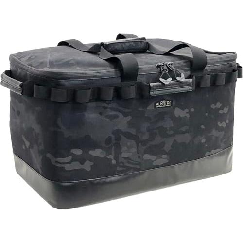 アルバートル アウトドア バッグ マルチギアコンテナ 撥水 汚れ落ちやすい 耐久性 ブラックカモ | 