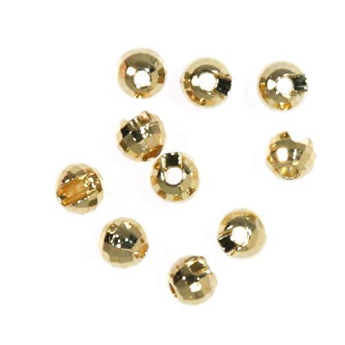 ティムコ(TIEMCO) フライマテリアル TMCタングステンビーズプラス ミラー L 4.0mm ゴールド | 