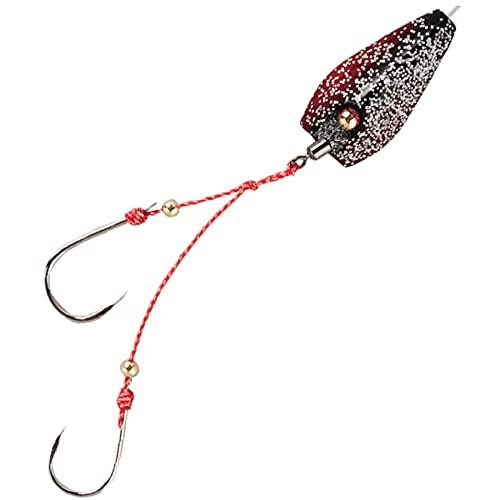 ハヤブサ(Hayabusa) 無双真鯛 貫撃遊動テンヤ SE105 25号 14-12 6 海老レッドラメ | 