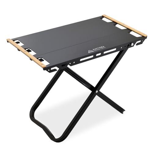 デイトナ(Daytona) キャンプ テーブル バイク 連結可能 ソロでもグループでも フラットアルミテーブル520 ブラック 29776 | 