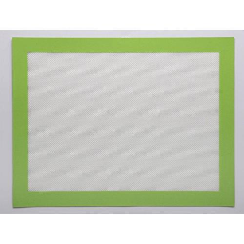 タイガークラウン オーブンマット 白 緑 380×290×mm GF 大 シリコンシート 再利用可 耐熱230度 3860 | 