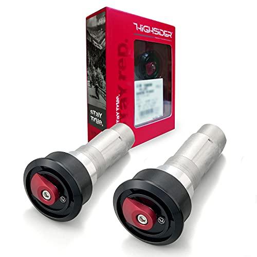 デイトナ(Daytona) バーエンドミラー アダプター バイク 汎用タイプ ハンドル内径12-22mm対応 左右セット HIGHSIDER(ハ | 