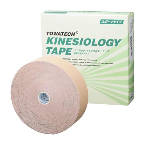 トワテック キネシオロジーテープ スポーツタイプ 50mm×32m 1巻 テーピング キネシオ キネシオテープ 撥水 伸縮 捻挫 | 