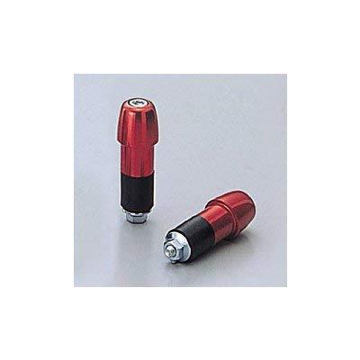 ハリケーン(HURRICANE) アルミサイドキャップ P22砲弾型 レッド HB0302R バーエンド | 