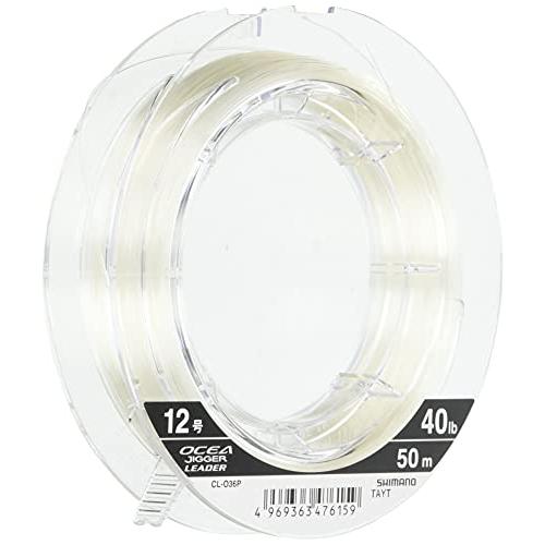 シマノ(SHIMANO) ショックリーダー オシア ジガー マスター フロロカーボン 50m 12号 40lb ピュアクリア CL-O36P 釣 | 