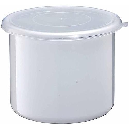 高木金属 そのまま火にかけられる 保存容器 耐熱容器 コンテナ キャニスター 梅干し容器 ホーロー 14cm 1.9L 食洗器対応 FS-14W | 