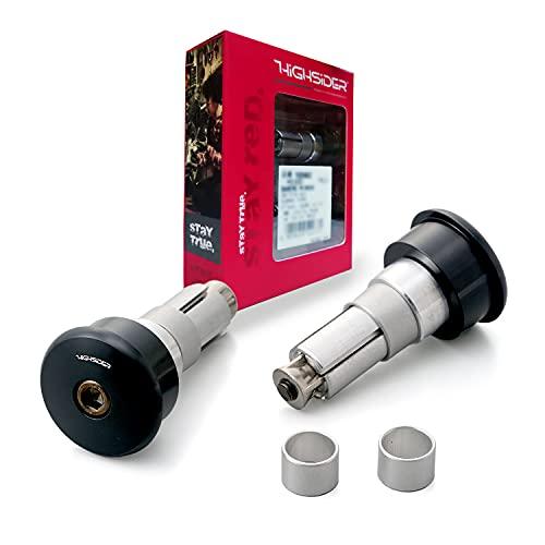 デイトナ(Daytona) バーエンドミラー アダプター バイク 汎用タイプ ハンドル内径12-22mm対応 左右セット HIGHSIDER(ハ | 