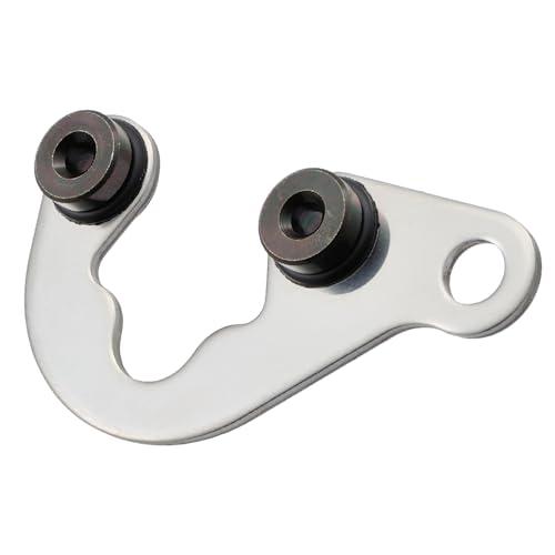 デイトナ(Daytona) バイク用 メーターステー 取付幅45mm 取付M10 防振ラバー ステンレス製 左右共通サイド/曲げなし 63530 | 