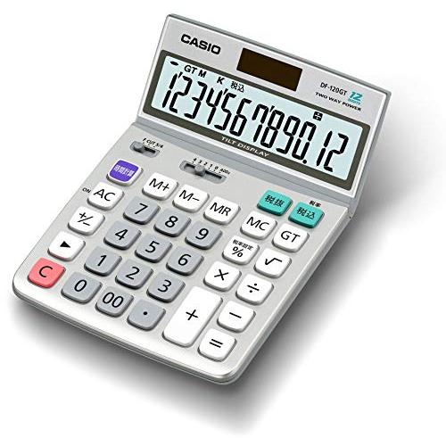 カシオ グリーン購入法適合電卓 12桁 デスクタイプ DF-120GT-N エコマーク認定 | 