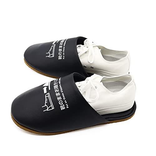 オクムラ 靴のまま履ける抗菌スリッパ メンズブラック | 