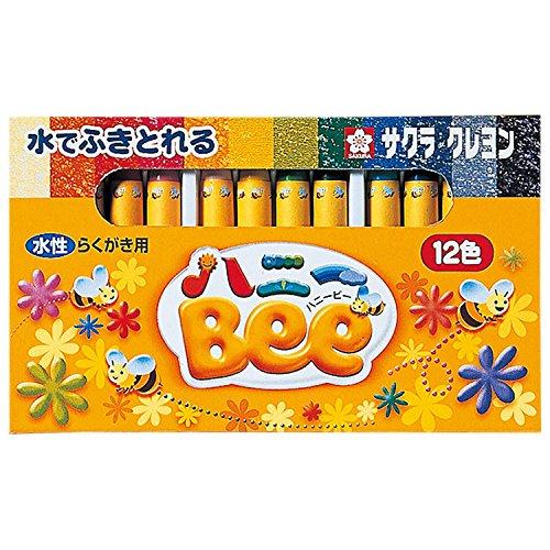 サクラクレパス 水性クレヨン ハニーBee 12色 WY12R1 | 