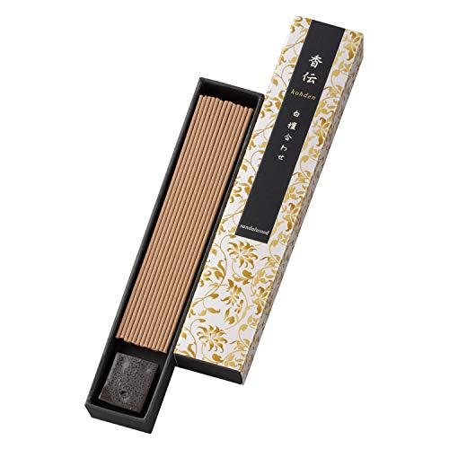 日本香堂(Nippon Kodo) 香伝 白檀合わせ スティック４０本入 香立付 | 